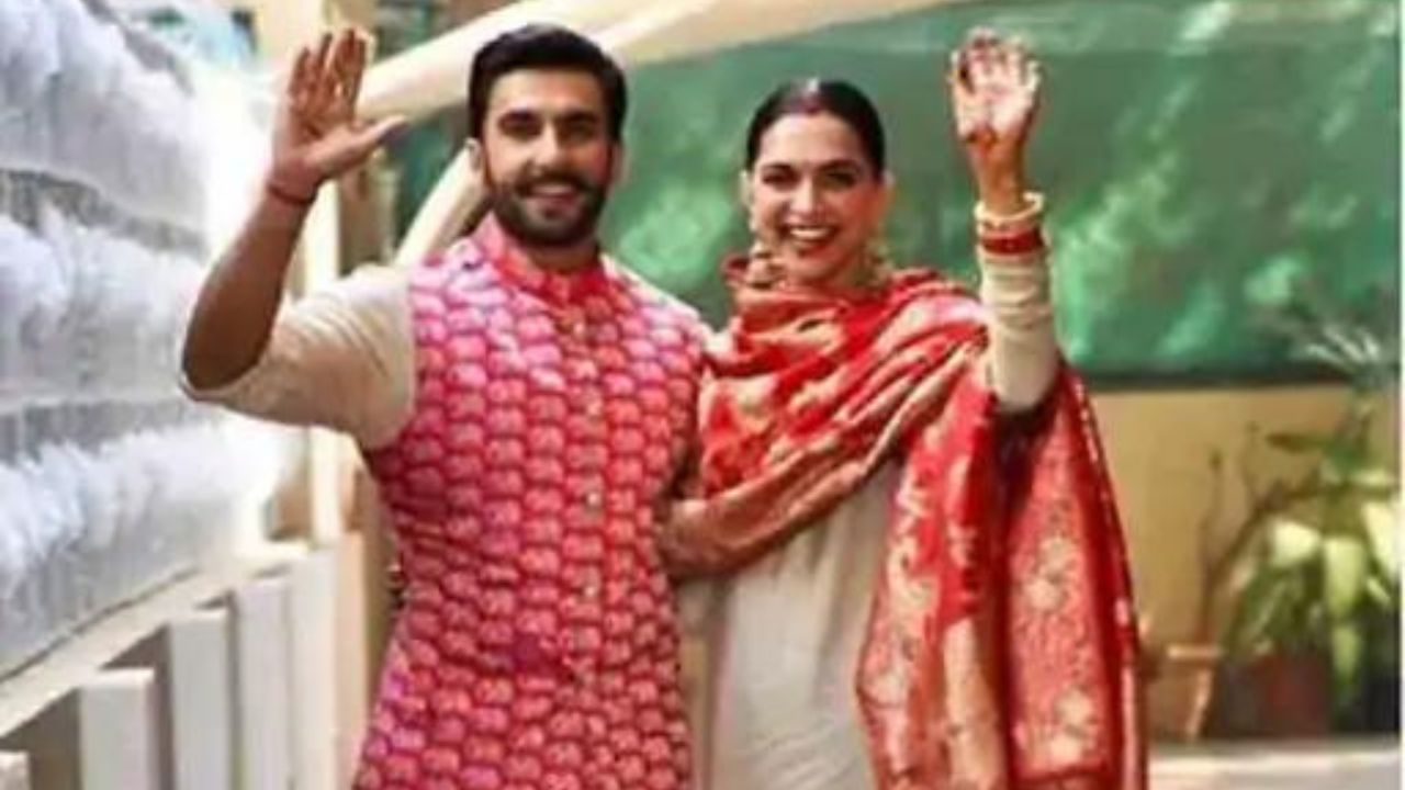 Ranveer and Deepika perform Griha Pravesh pooja