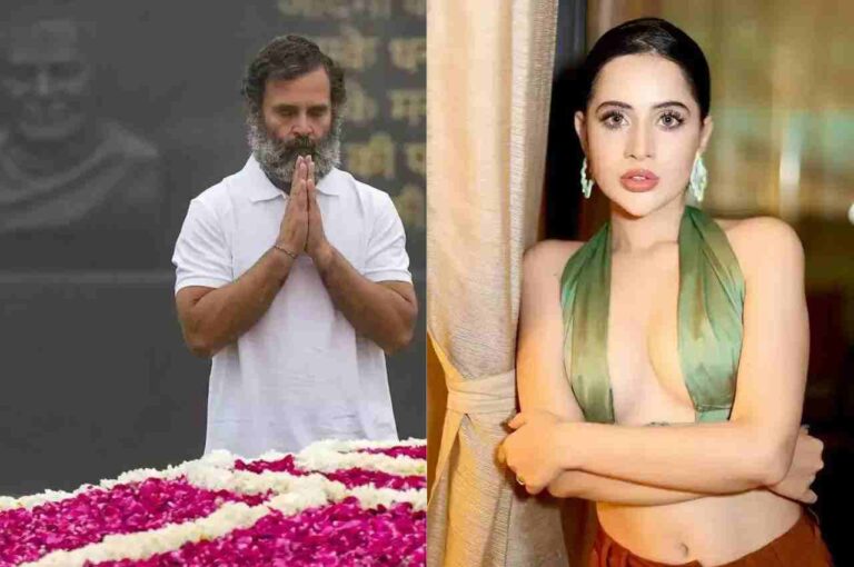 BJP नेता ने, राहुल गांधी की तुलना उर्फी जावेद से की! उर्फी जावेद ने सुनाई BJP नेता को खरी-खोटी