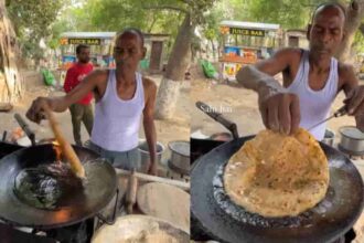 Paratha In Oil Pool Viral Video